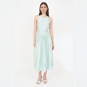 Elegant Mint Green Midi Dress